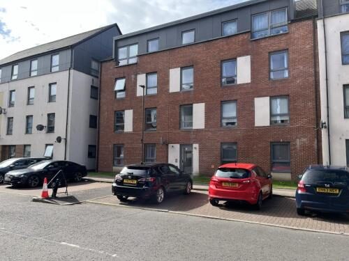 The building and parking